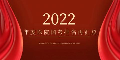 新增291家！2022年度“国考”三级公立综合及专科医院排名再汇总！